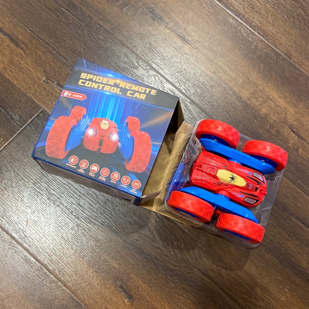 NEW MARVEL SPIDER-MAN REMOTE CONTROL CAR 360 ROTATION